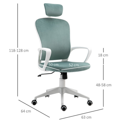 Ergonomic desk chair, adjustable height, tilt function