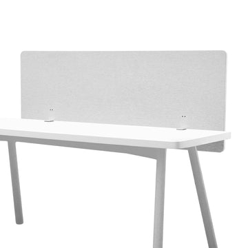 Desk Divider Privacy Panel, 60 x 24 in, PET, 2 C-Clamps