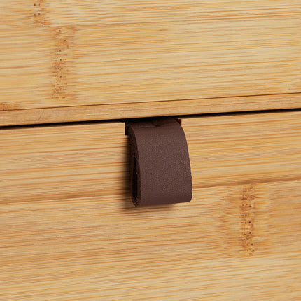 Desk Organizer with 3 Bamboo Drawers