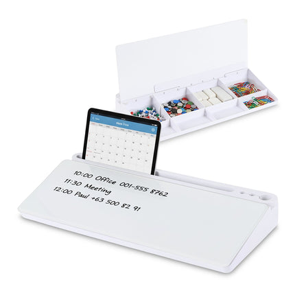 Desk Organizer with 8 Compartments & Memo Board