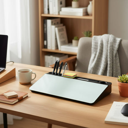 Desk Organizer with Memo Board & 5 Compartments