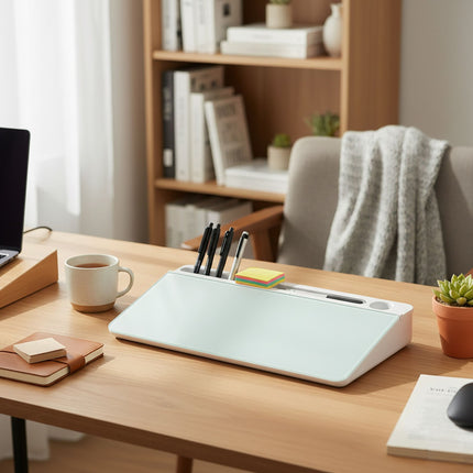 Desk Organizer with Memo Board & 5 Compartments