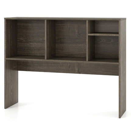 Desk Shelf with 4 Compartments, 94x25x73 cm, Grey