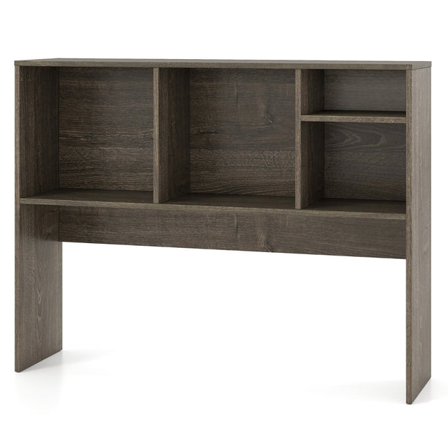 Desk Shelf with 4 Compartments, 94x25x73 cm, Grey