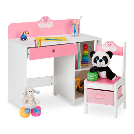 Desk and chair for children Swan