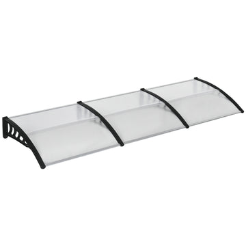 Exterior door in aluminium, UV and rain protection, black