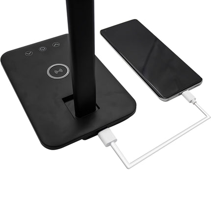 Desk lamp with QI charging