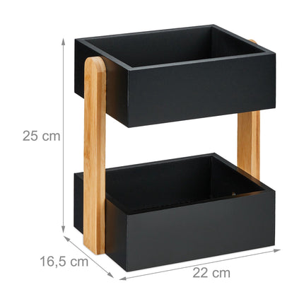 Desk organization 2 compartments