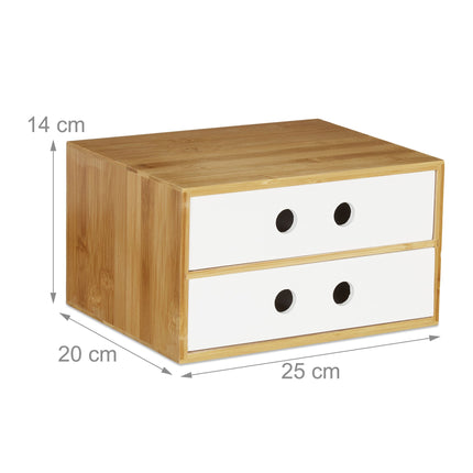 Desk organization 2 drawers
