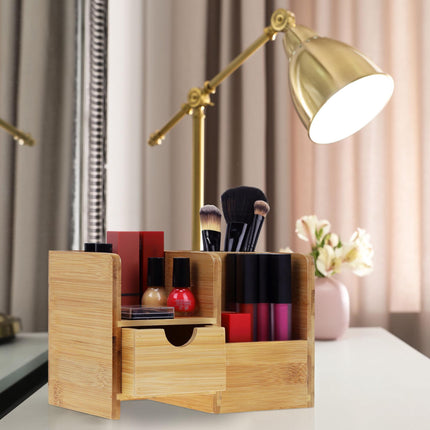 Desk organization in bamboo