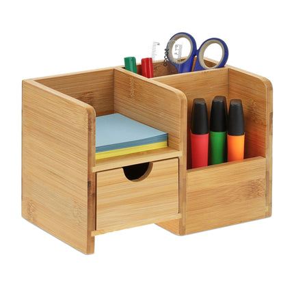 Desk organization in bamboo