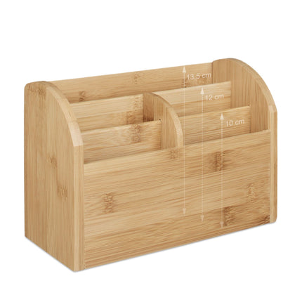 Desk organization in bamboo