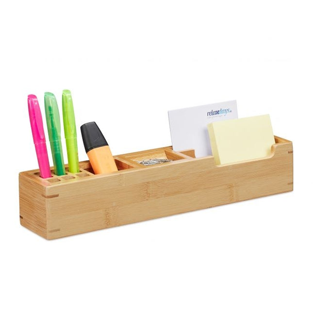 Desk organization in bamboo