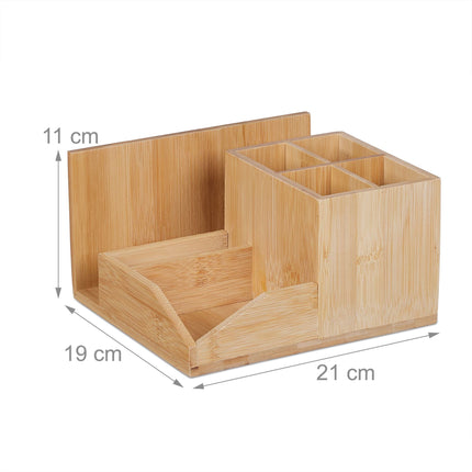Desk organization in bamboo
