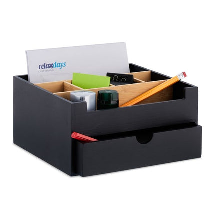 Desk organization in black