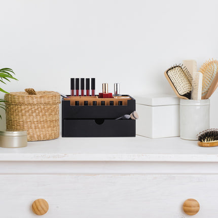 Desk organization in black