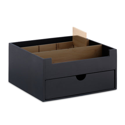 Desk organization in black