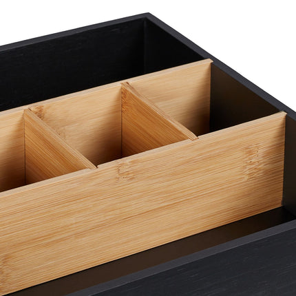 Desk organization in black
