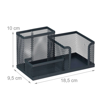 Desk organization with 3 compartments