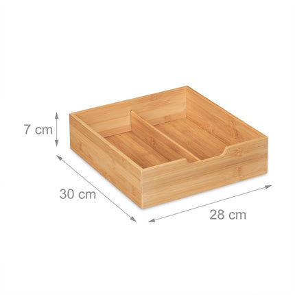 Desk organization with 3 drawers