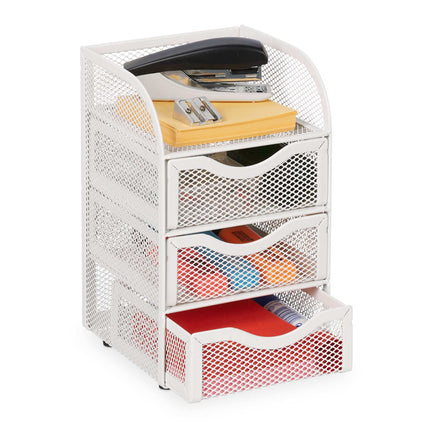 Desk organization with 4 compartments
