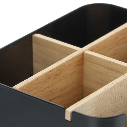 Desk organization with 5 compartments