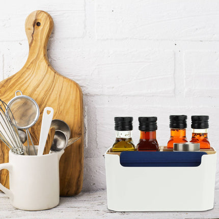Desk organization with 5 compartments