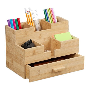 Desk organization with drawer