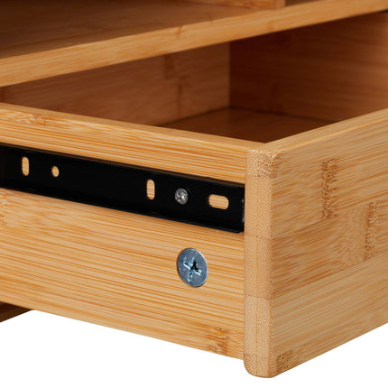 Desk organization with drawer