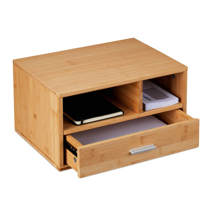 Desk organization with drawer