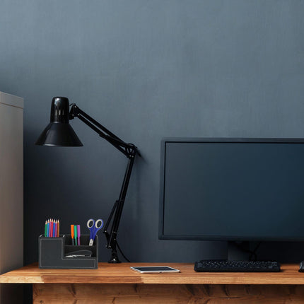 Desk organizer artificial leather