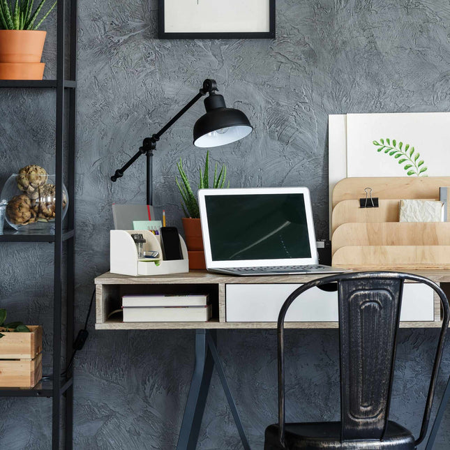 Desk organizer artificial leather