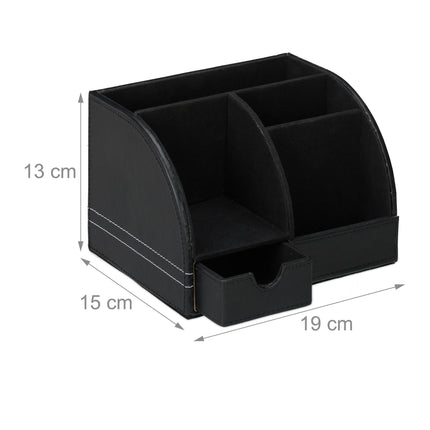 Desk organizer artificial leather