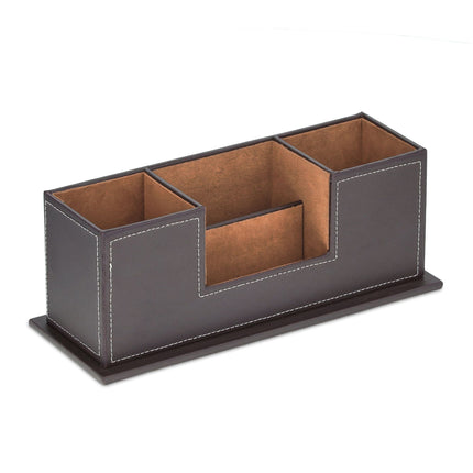 Desk organizer artificial leather
