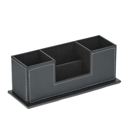 Desk organizer artificial leather