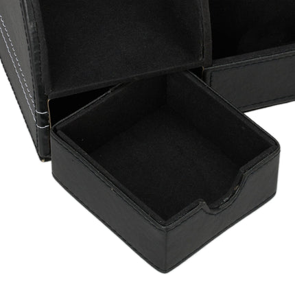 Desk organizer artificial leather
