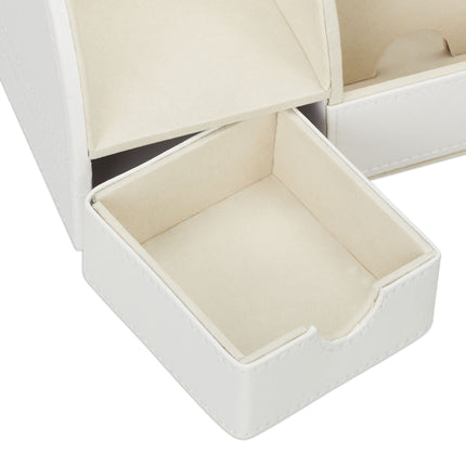 Desk organizer artificial leather