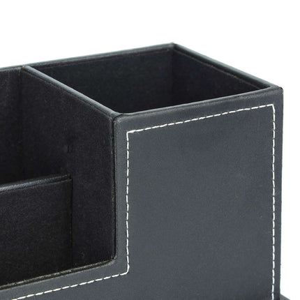 Desk organizer artificial leather
