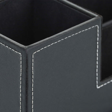 Desk organizer artificial leather