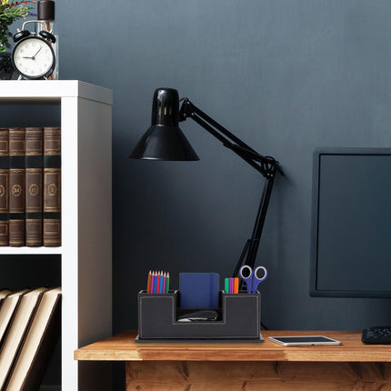 Desk organizer artificial leather