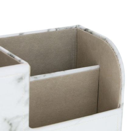 Desk organizer in marble look