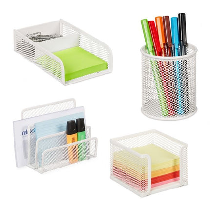 Desk organizer set 4 parts