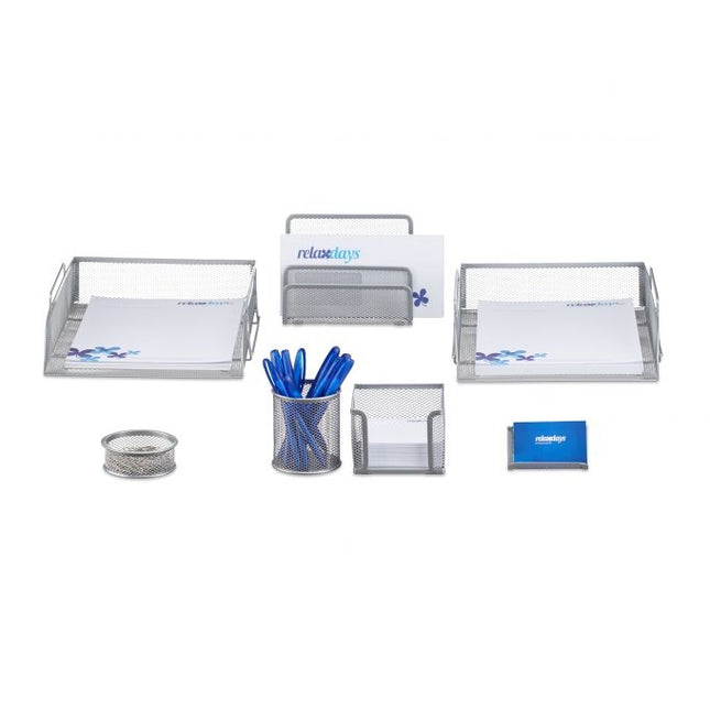 Desk organizer set, 7 pieces