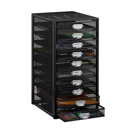 Desk storage A4 with 10 drawers