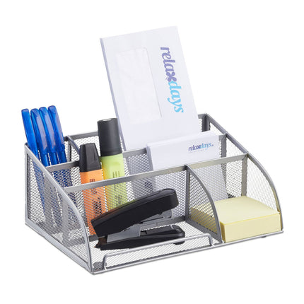 Desk storage in metal