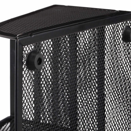 Desk storage in metal