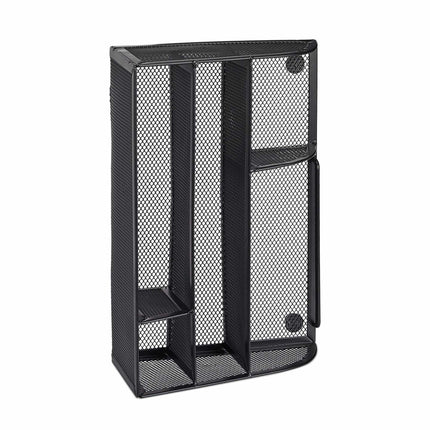 Desk storage in metal