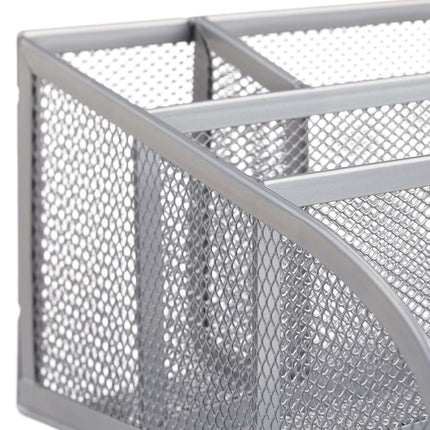 Desk storage in metal
