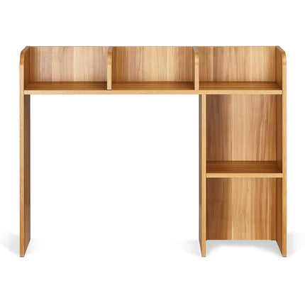 Desktop Bookshelf Hutch, 2-Tier Wood, 37.2 Inch Wide
