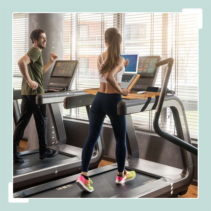 Desk top for treadmill